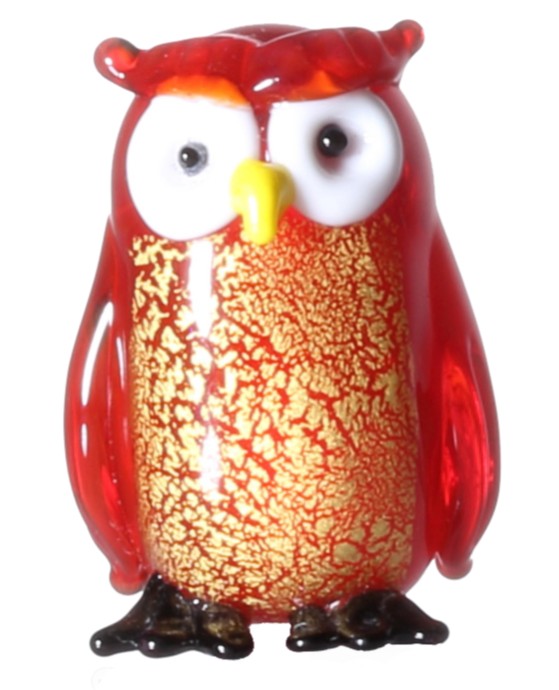 金箔入りフクロウ